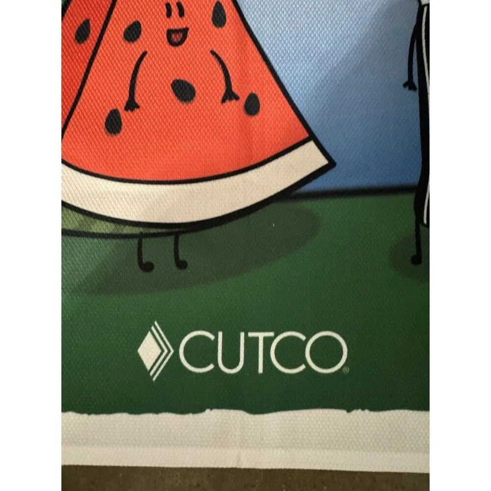 Cutco dish towel knives advertising promotional hang loop You’re One In A Melon